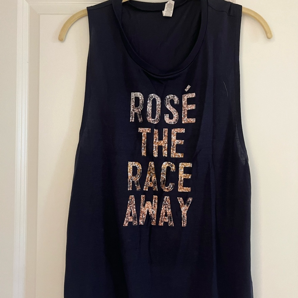 Rose the Race Away Raw Threads tank